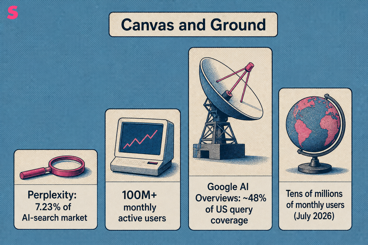 Is an answer engine too small to matter next to Google, and how reliable are the traffic figures?