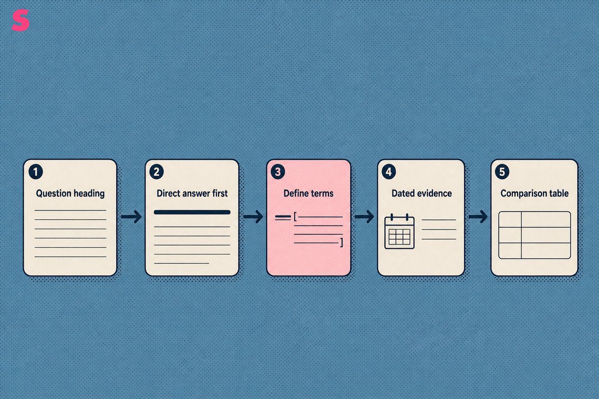 How should you structure pages so AI engines can quote and recommend them?
