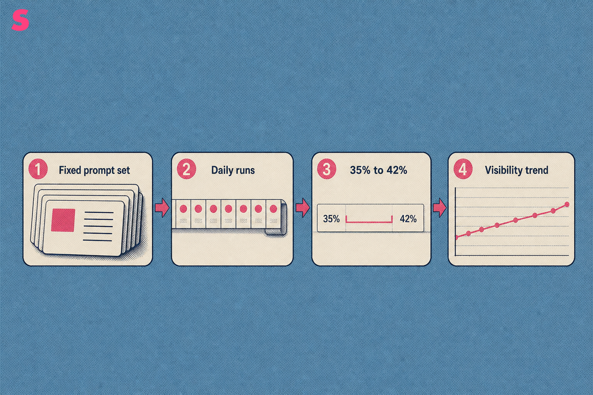 How can you get stable numbers when AI answers change from run to run?