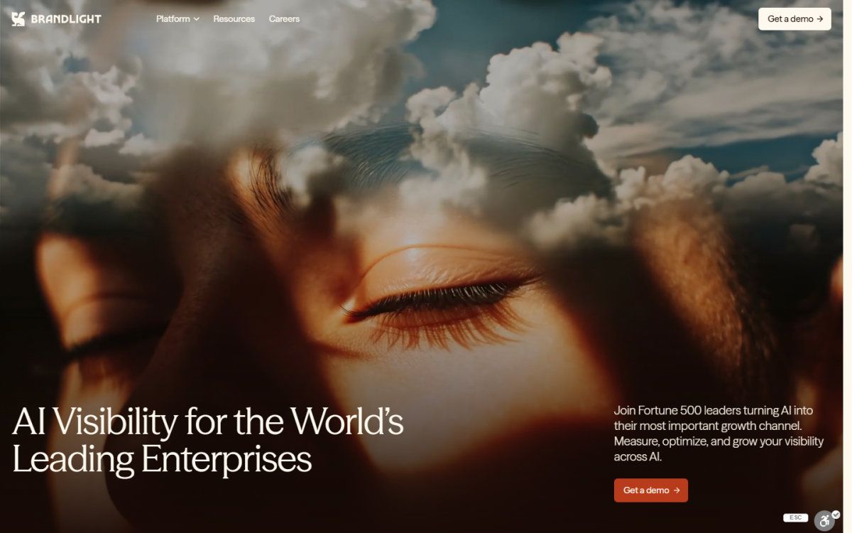 Brandlight homepage