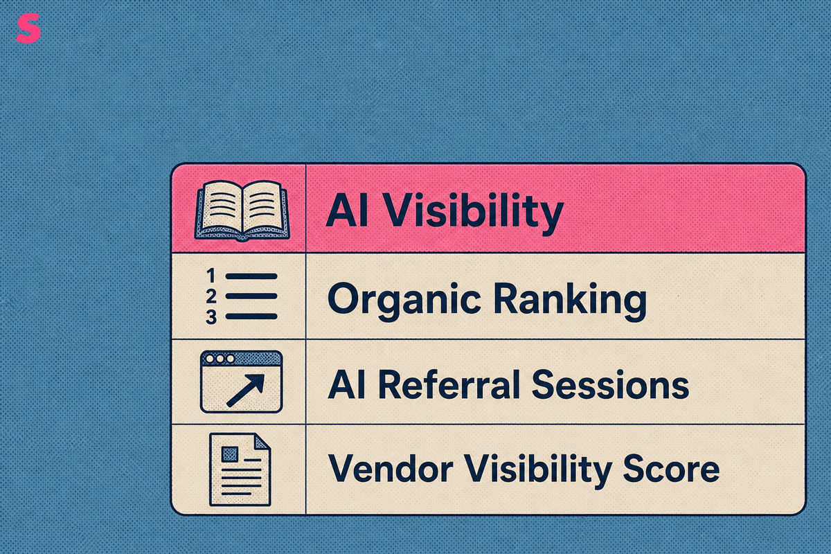 What do AI search visibility metrics and KPIs measure, and what do they not measure?