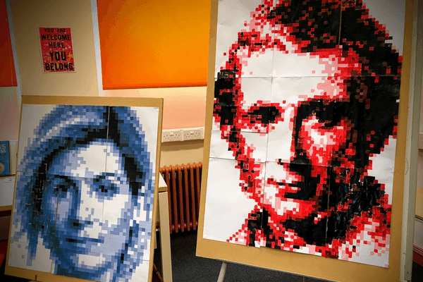 Kendal Library Pixel Portraits Artfly Projects