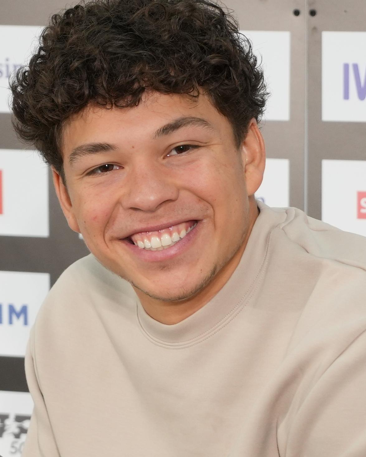 Ben Shelton at a media conference, Swiss Indoors Basel 2025