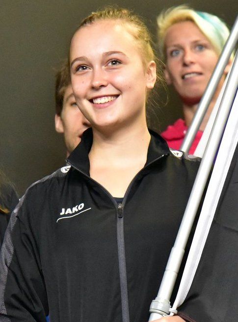 Tinne Gilis at the 2017 European Individual Squash Championships