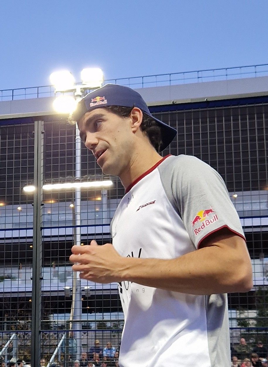 Juan Lebrón at the 2024 Premier Padel Paris Major