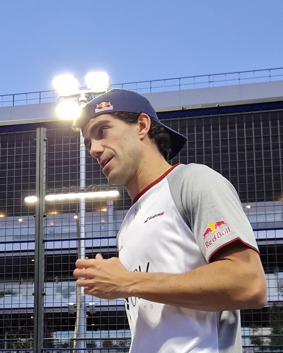 Juan Lebrón at the 2024 Premier Padel Paris Major