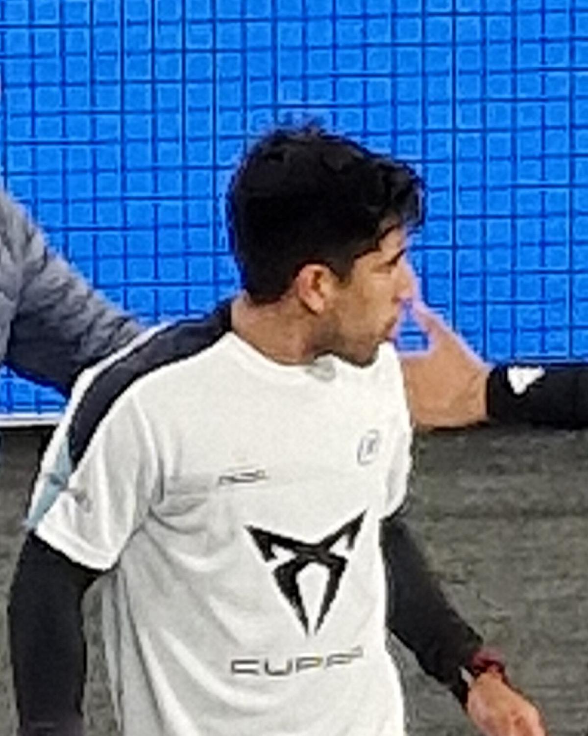 Federico Chingotto at the 2024 Premier Padel Paris Major