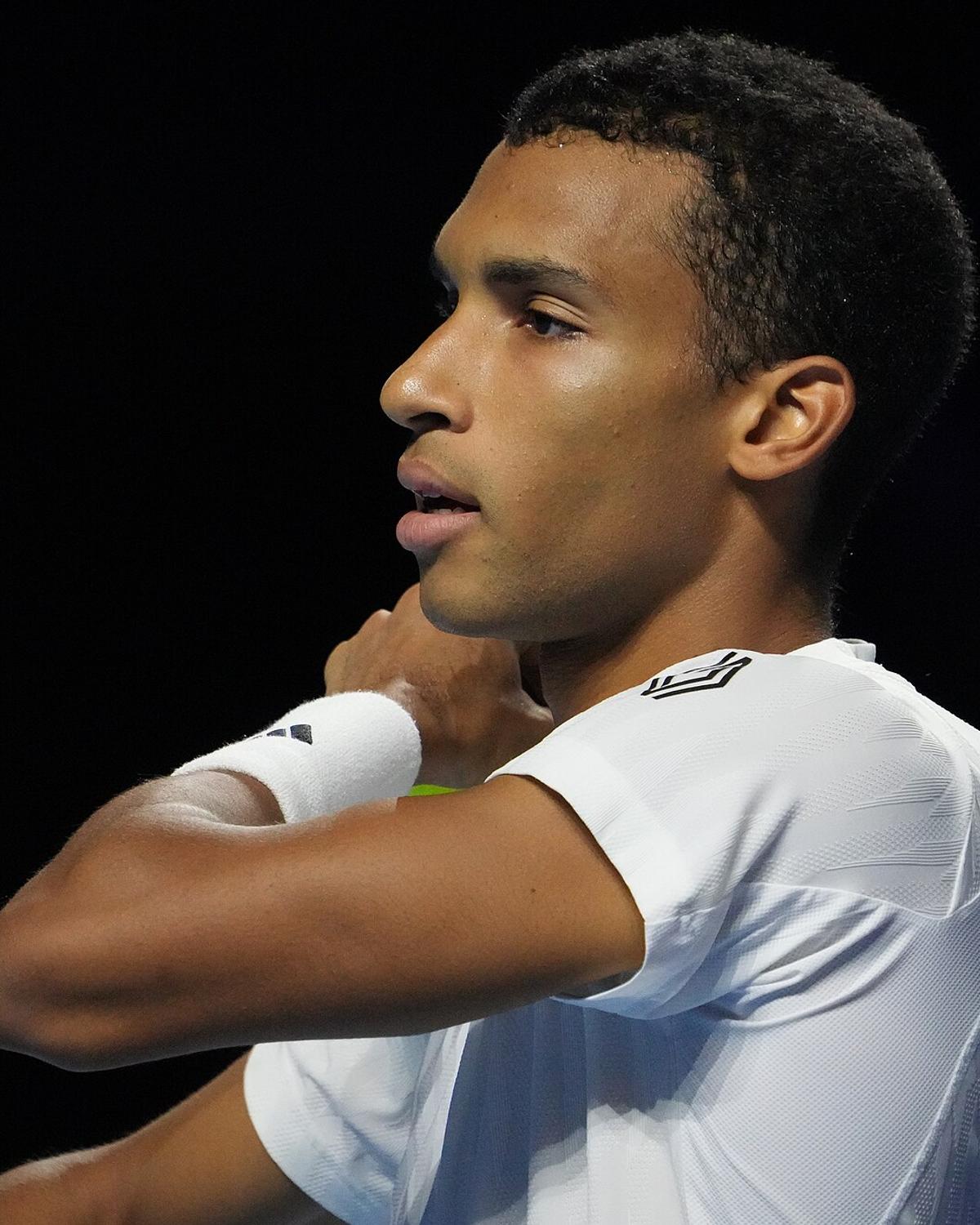 Félix Auger-Aliassime at the Swiss Indoors Basel, 2025