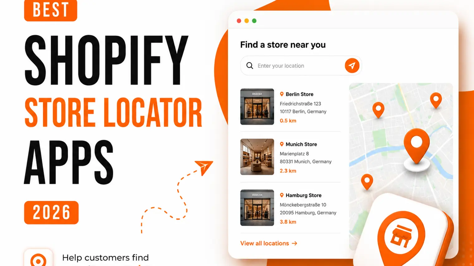In this article we compare the 5 best Shopify store locator apps on the market.