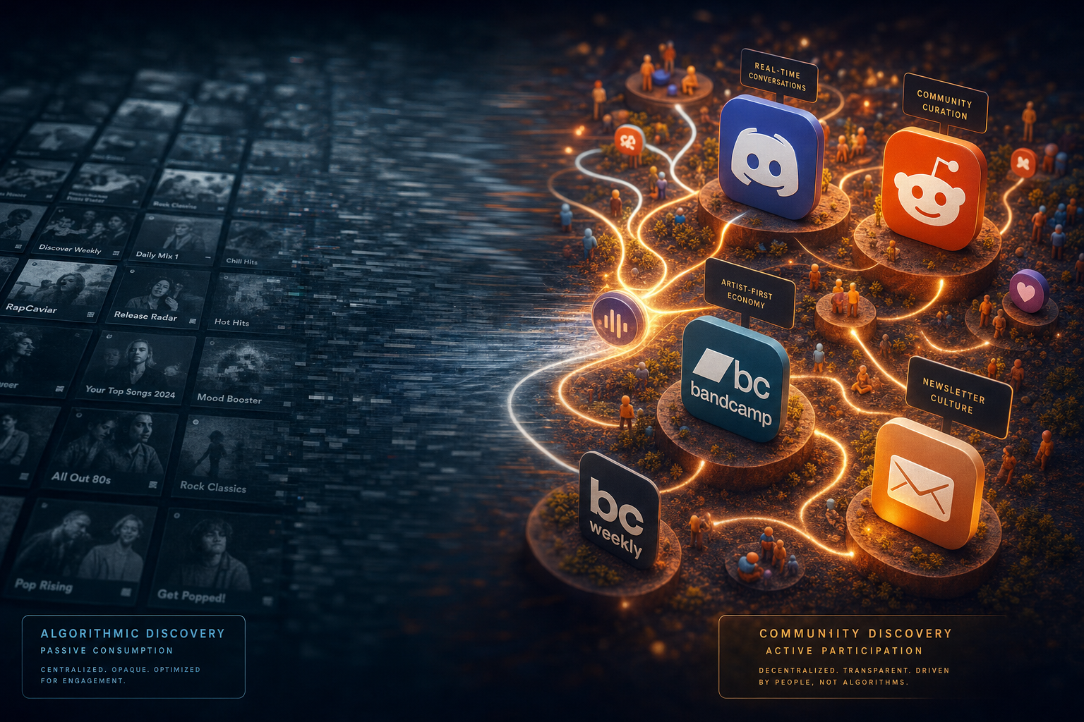 The algorithm isn't finding your fans — niche communities already are