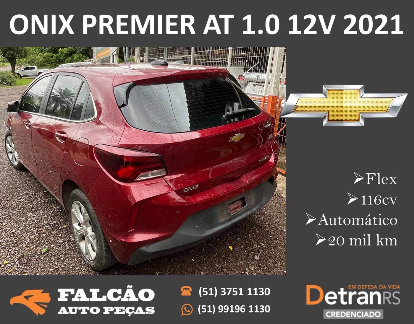 Chevrolet ONIX PREMIER AT 1.0 12V ECOTEC TURBO 2021