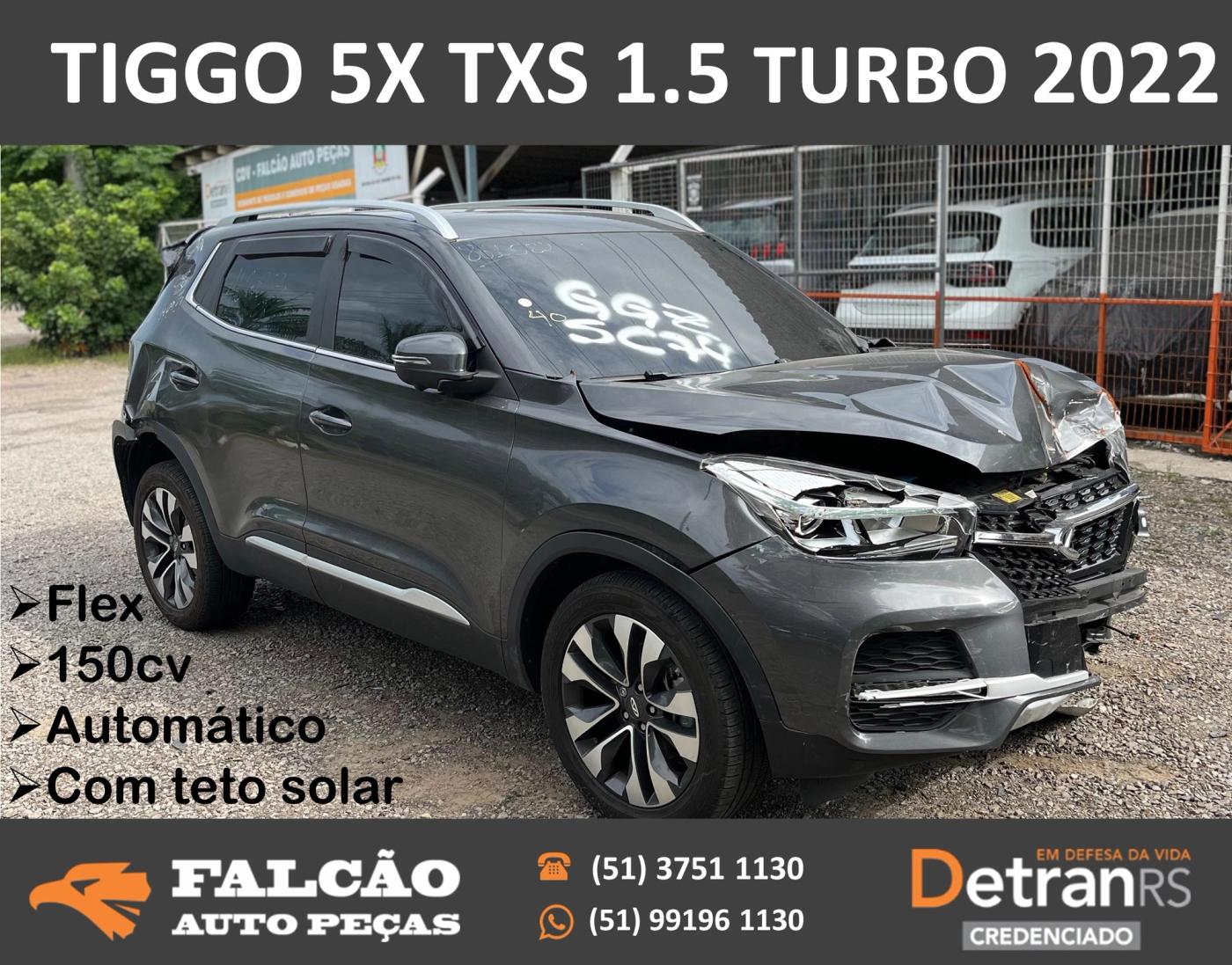 CAOA Chery TIGGO 5X TXS 1.5 TURBO 2022