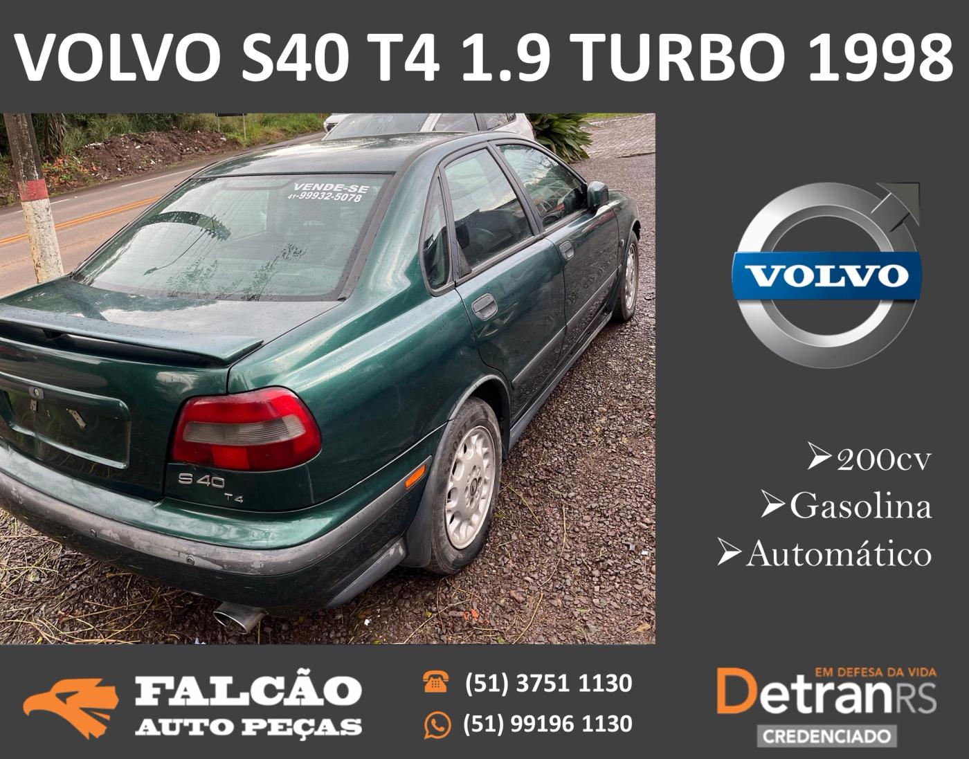 Volvo S40 T4 1.9 TURBO 1998