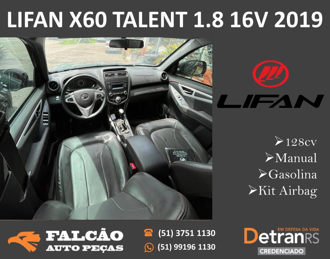 Lifan KIT AIRBAG LIFAN X60 1.8 TALENT 2019 2019