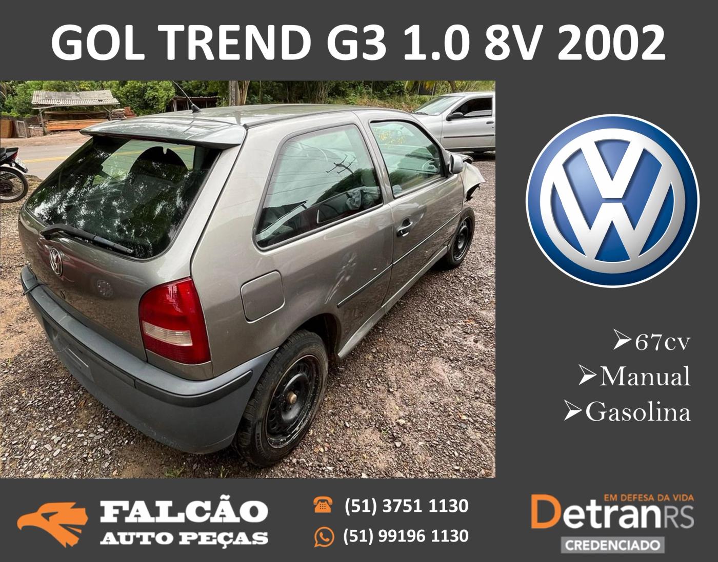 Volkswagen GOL TREND G3 1.0 8V 2002