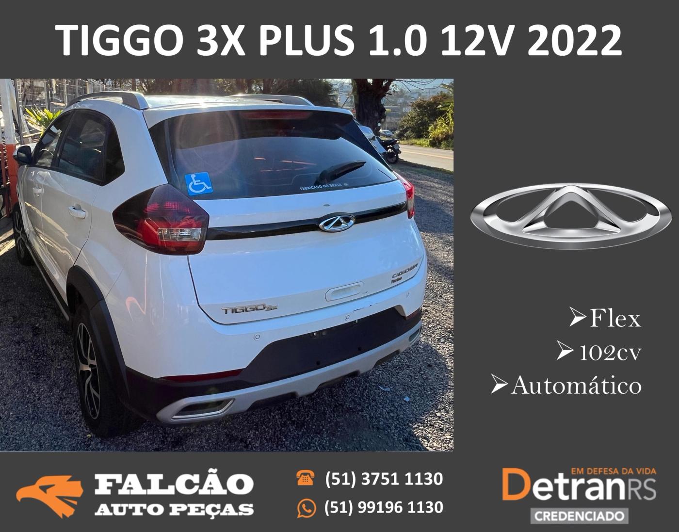 CAOA Chery TIGGO 3X PLUS 1.0 12V 2022