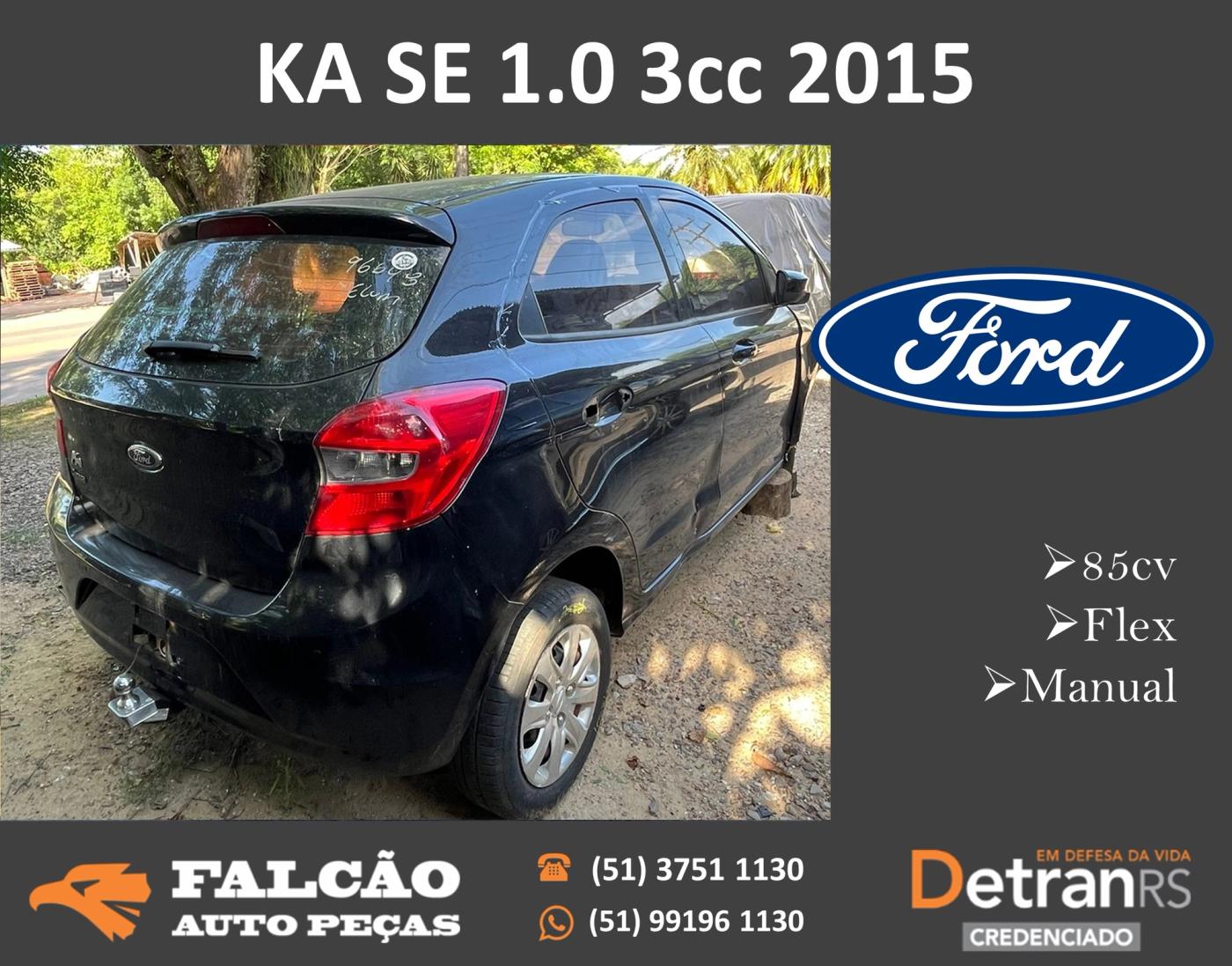 Ford KA SE 1.0 3CC 2015