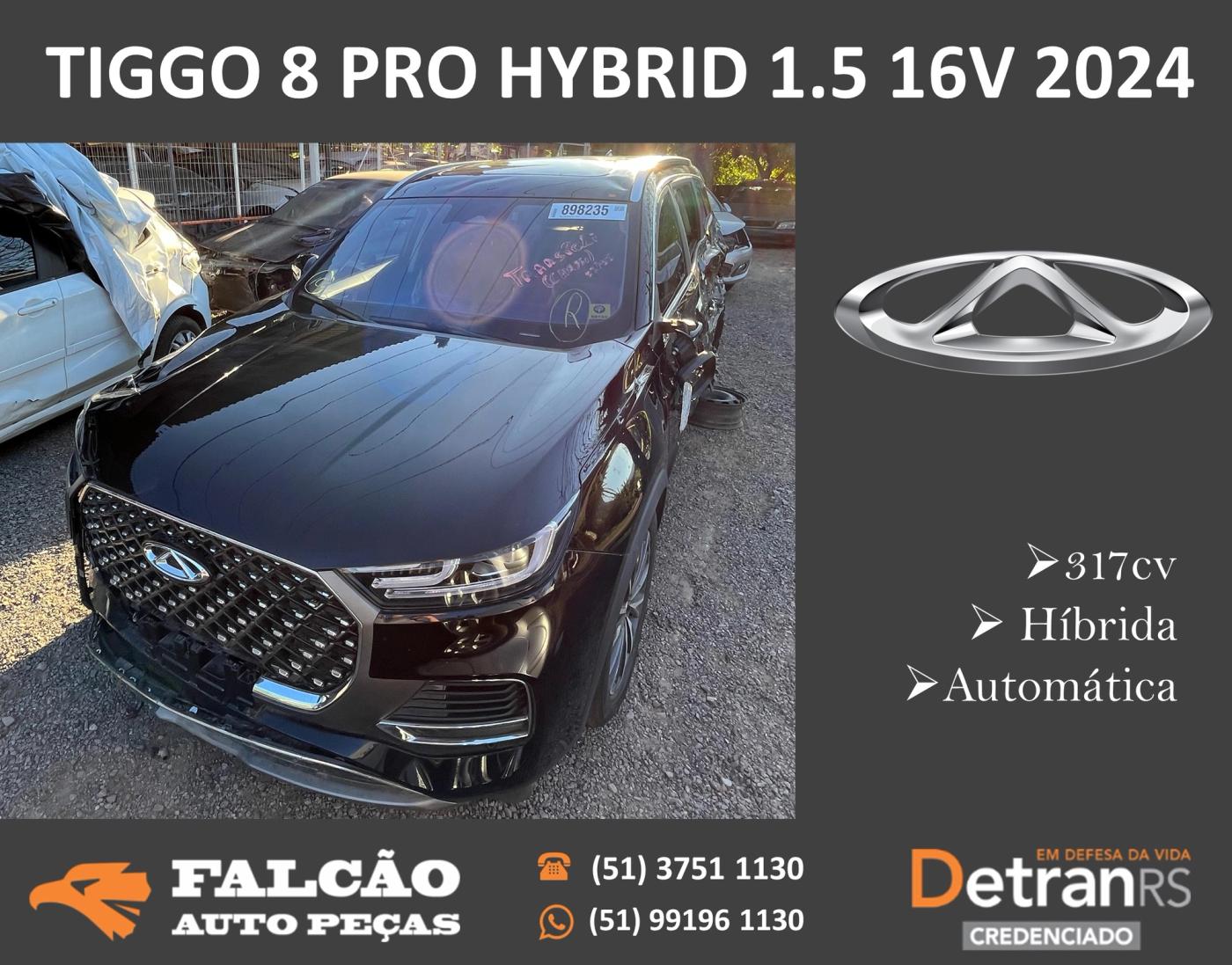 CAOA Chery TIGGO 8 PRO HYBRID 1.5 16V 2024