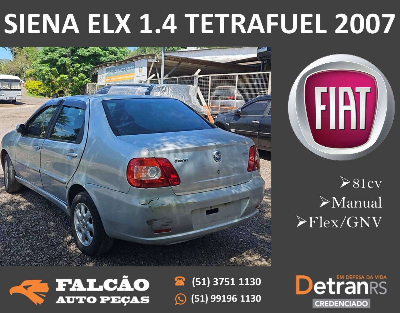 Fiat SIENA ELX 1.4 TETRAFUEL 2007