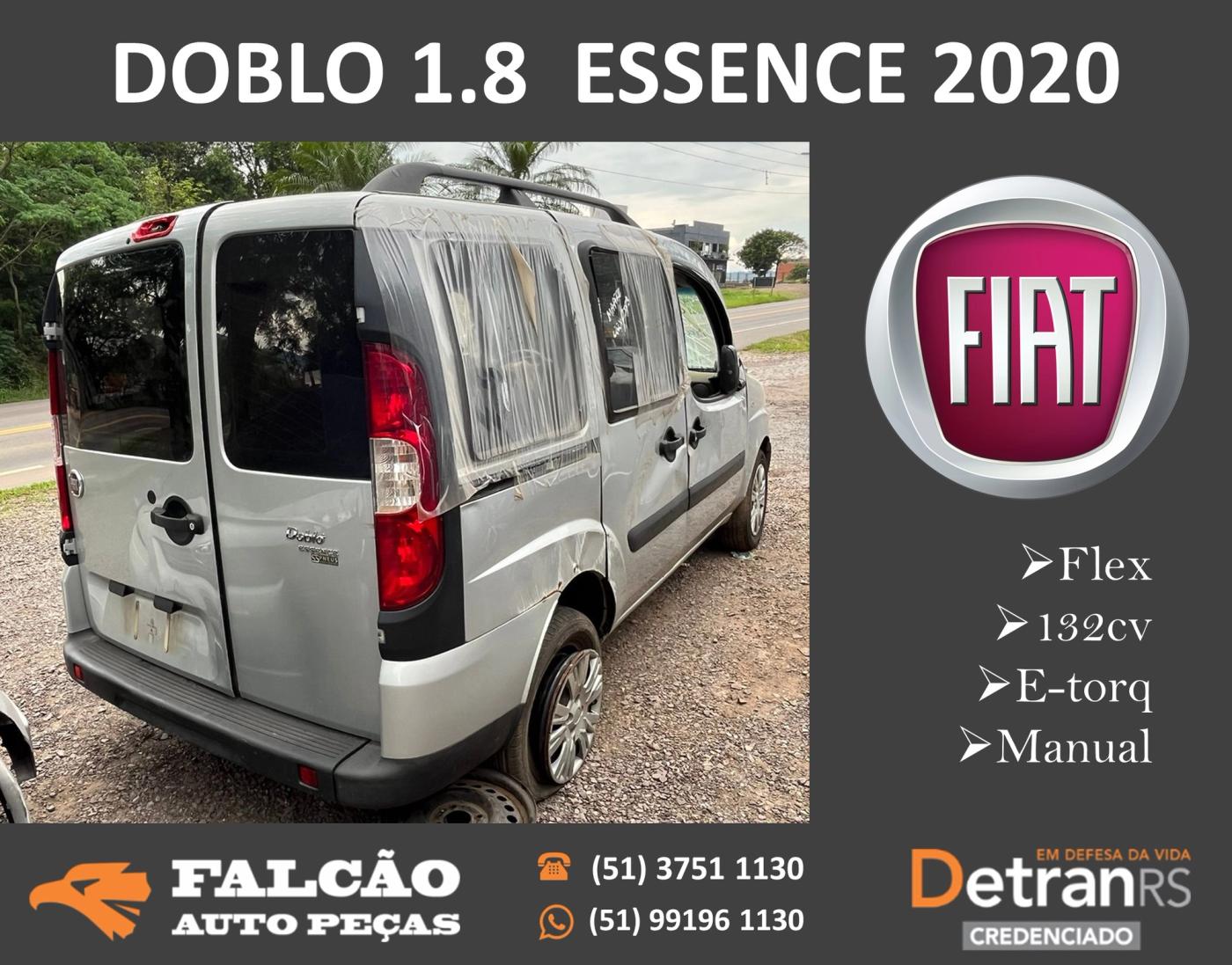 Fiat DOBLO ESSENCE 1.8 2020