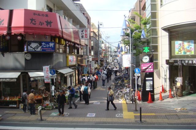 站前商店街的样子, 历史已经有50年之久