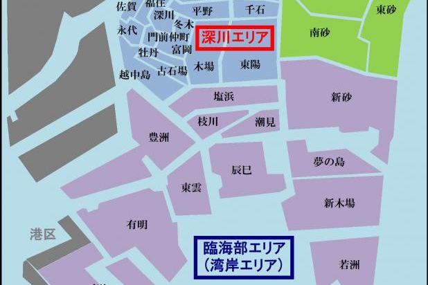江东区的主要区域