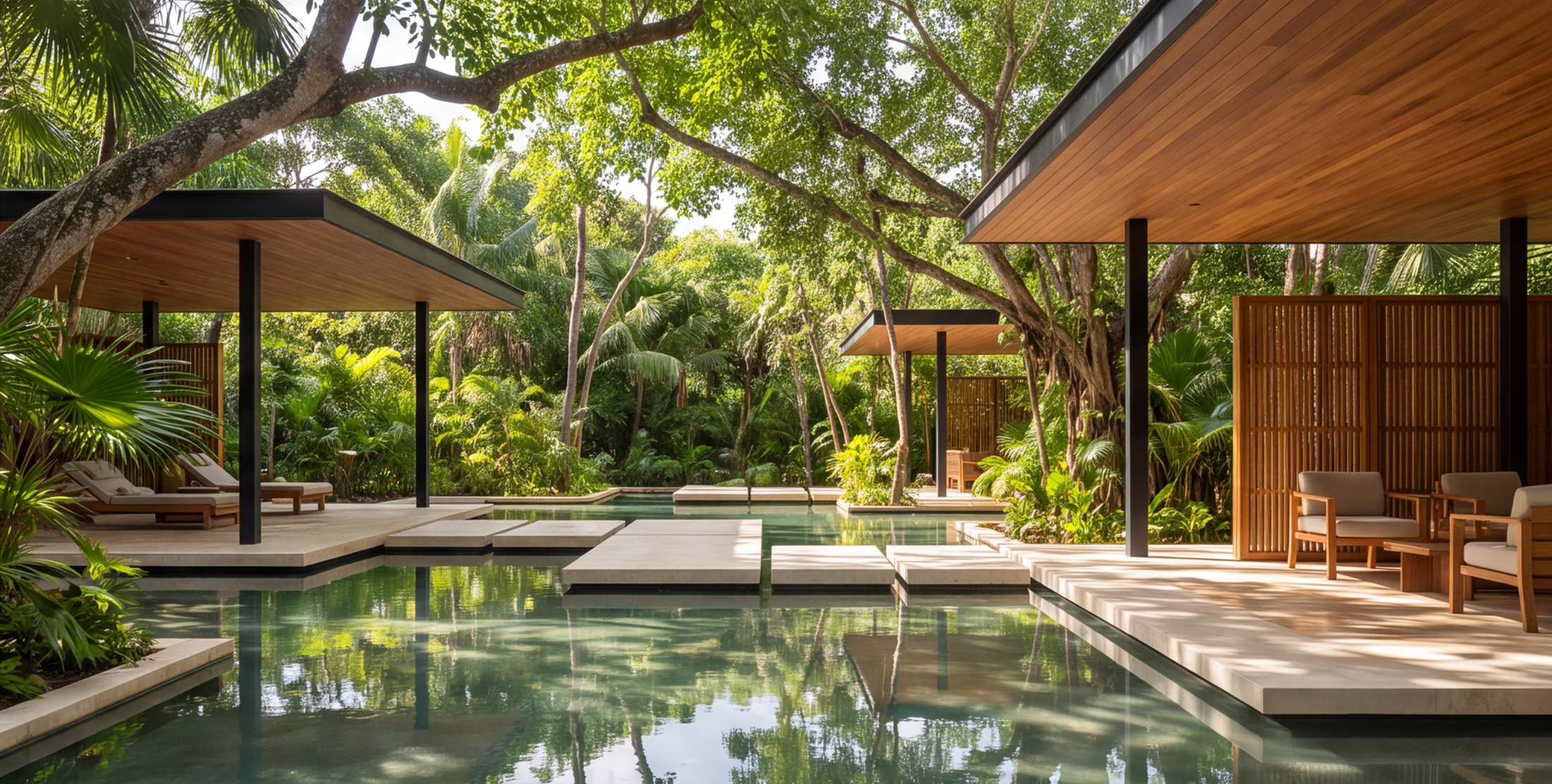 Ceiba Resort , Riviera Maya, Mexico, Omerler Mimarlik