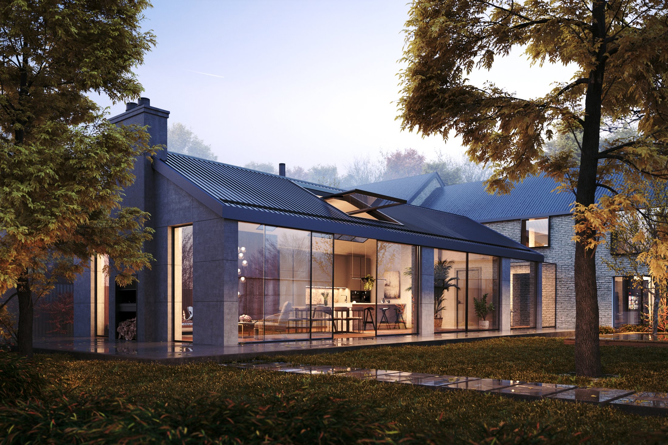 Pentrabach House, Pentrabach, Wales, U.K., Glen Thomas Architecture