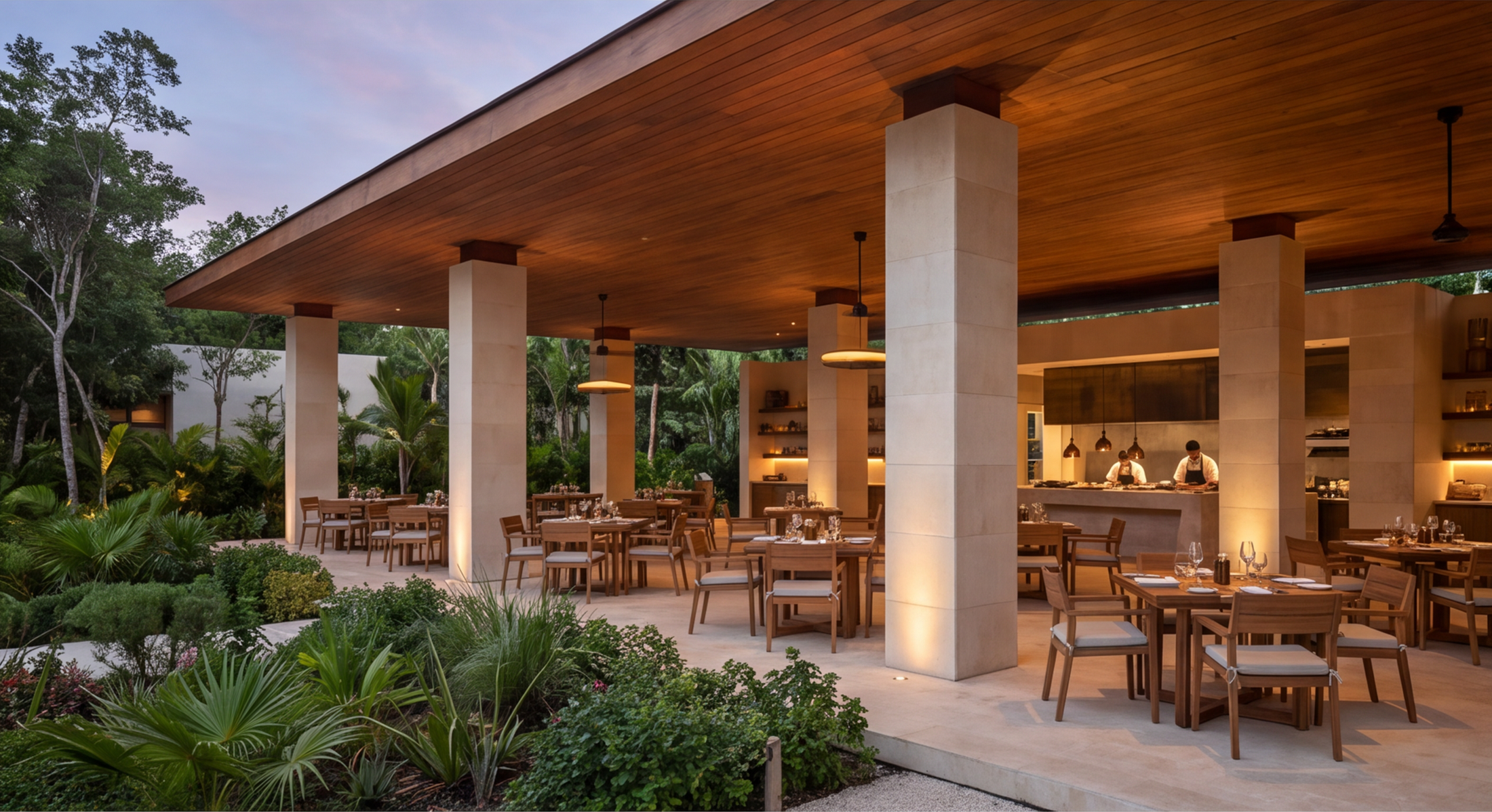 Ceiba Resort , Riviera Maya, Mexico, Omerler Mimarlik