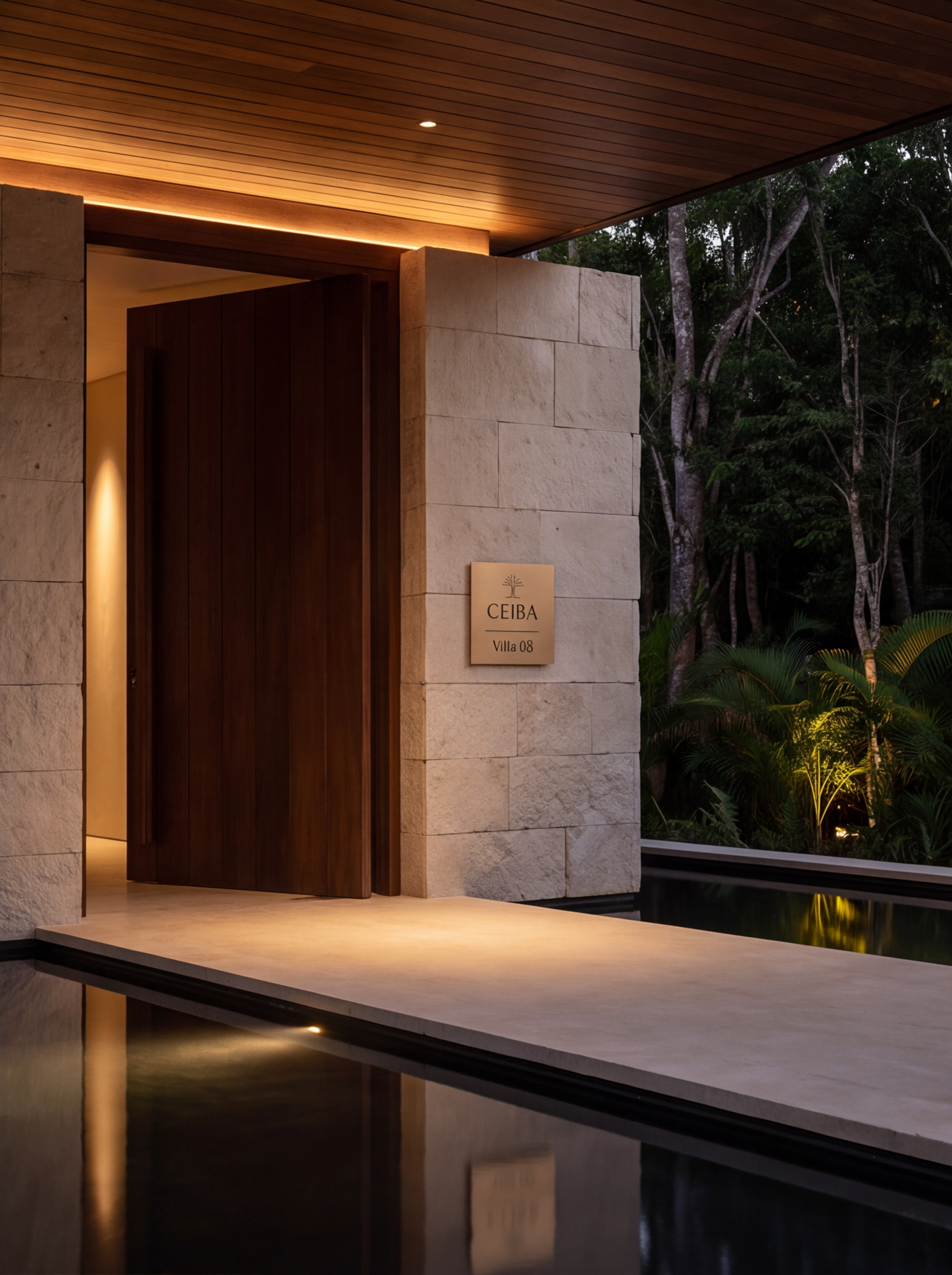 Ceiba Resort , Riviera Maya, Mexico, Omerler Mimarlik