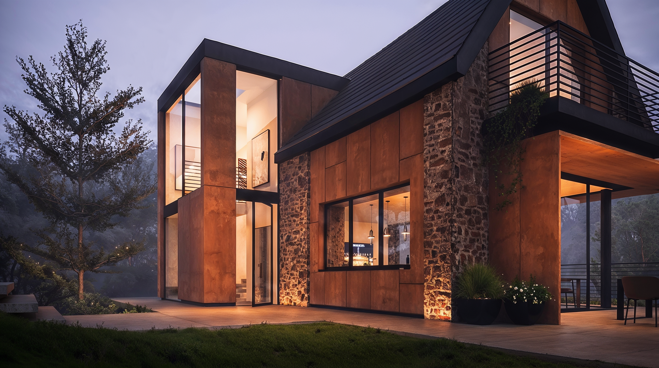Barbadoes Meadows, Monmouth, Wales, U.K., Glen Thomas Architecture