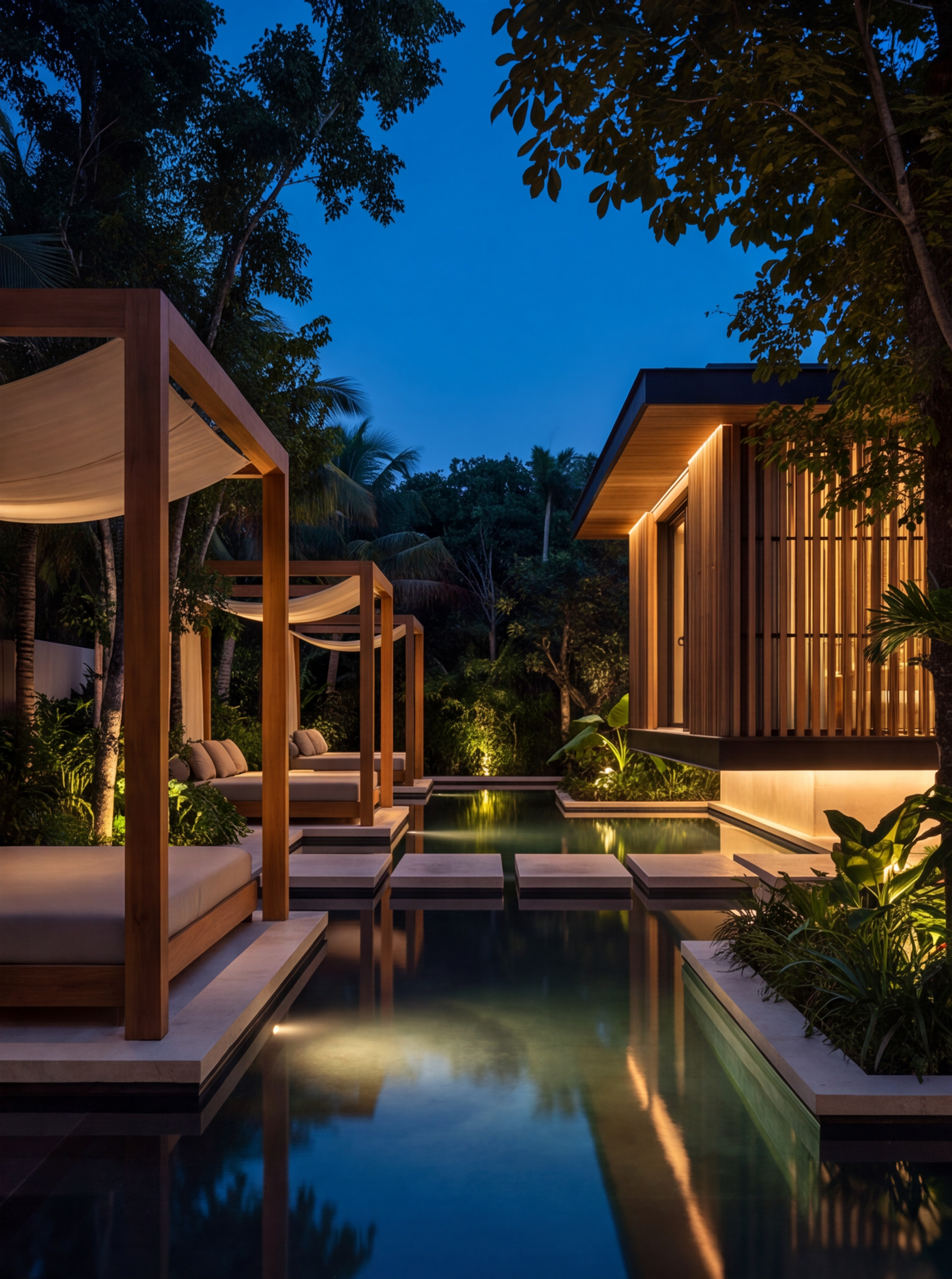 Ceiba Resort , Riviera Maya, Mexico, Omerler Mimarlik
