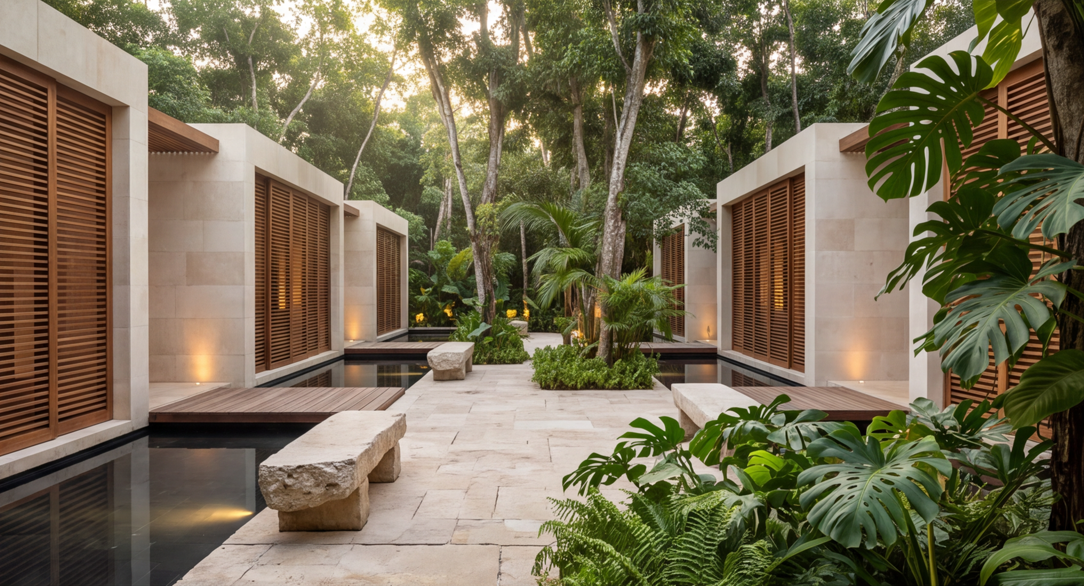 Ceiba Resort , Riviera Maya, Mexico, Omerler Mimarlik