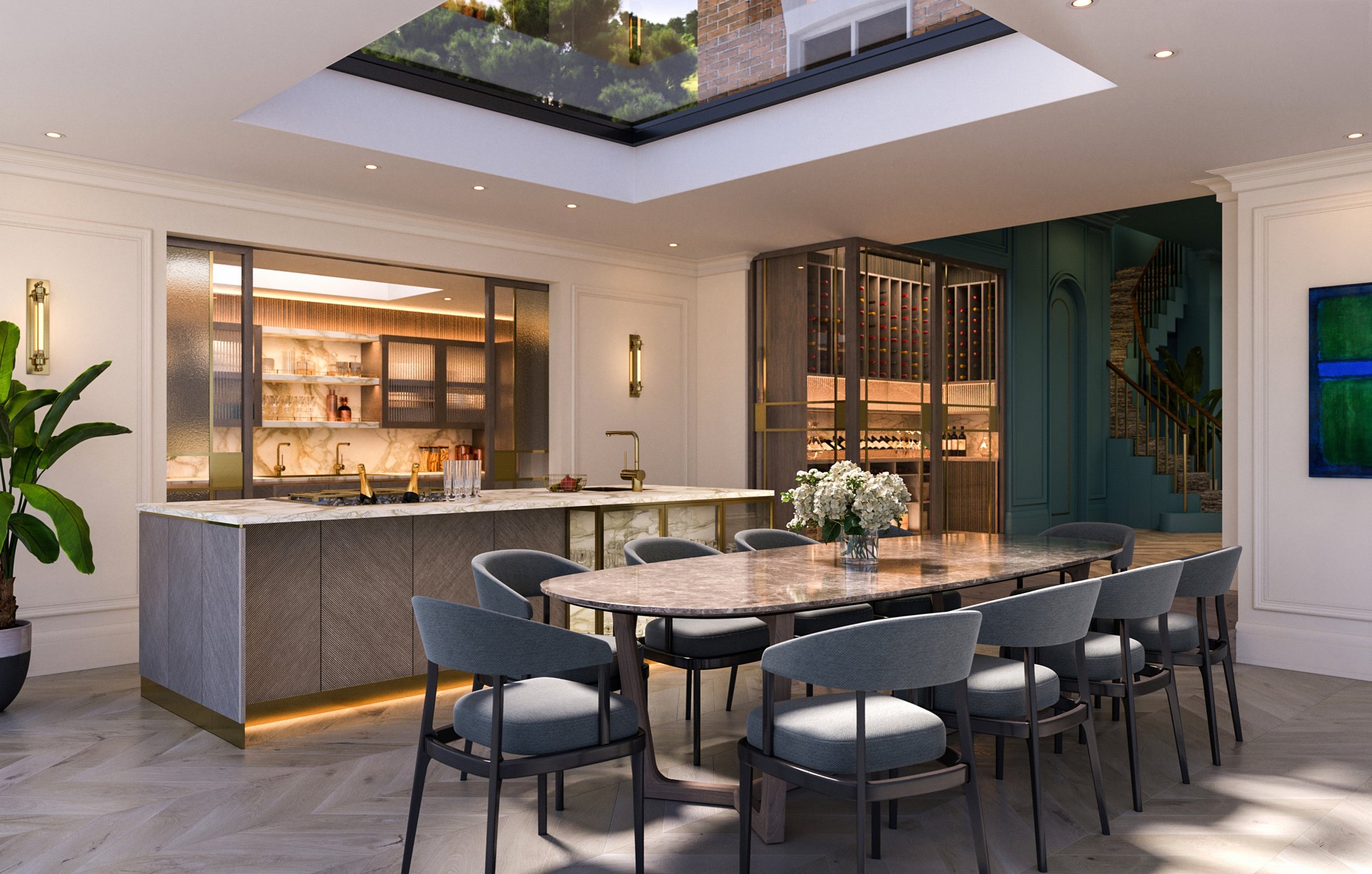 Versace House, London, U.K., Rosendale Design