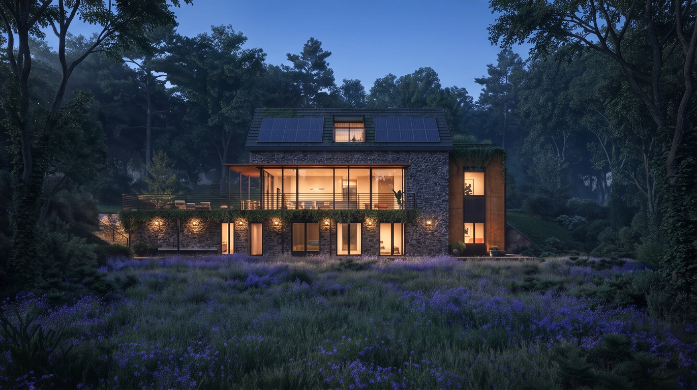 Barbadoes Meadows, Monmouth, Wales, U.K., Glen Thomas Architecture