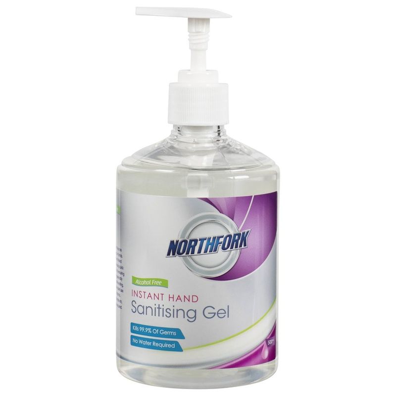 Instant Hand Sanitising Gel Alcohol Free 500ML