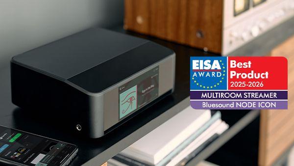 Bluesound’s Node Icon Reference Music Streamer Award Top Honour by the Expert Imaging and Sound Association