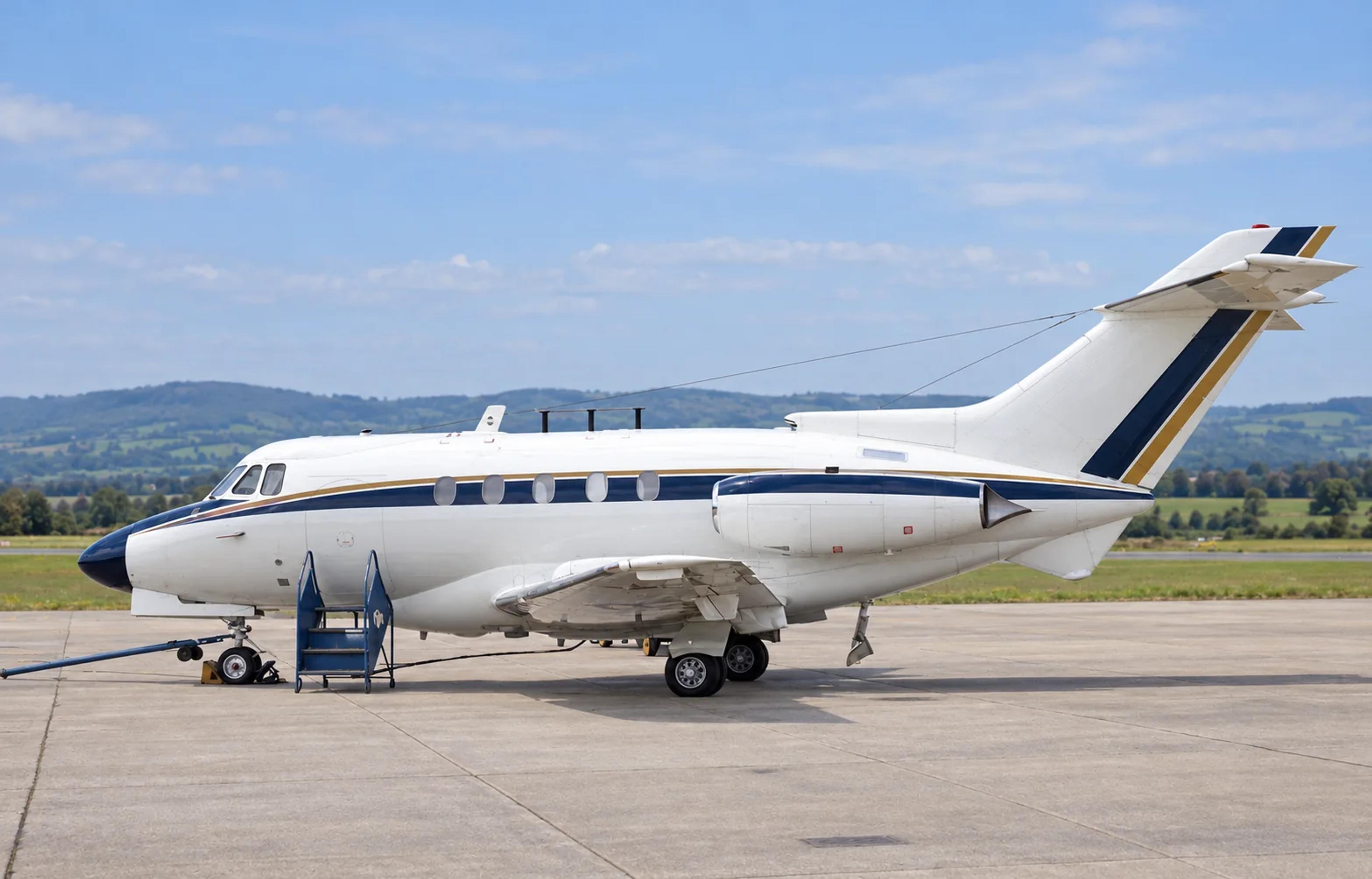 Hawker 125 3A Ra editorial illustration