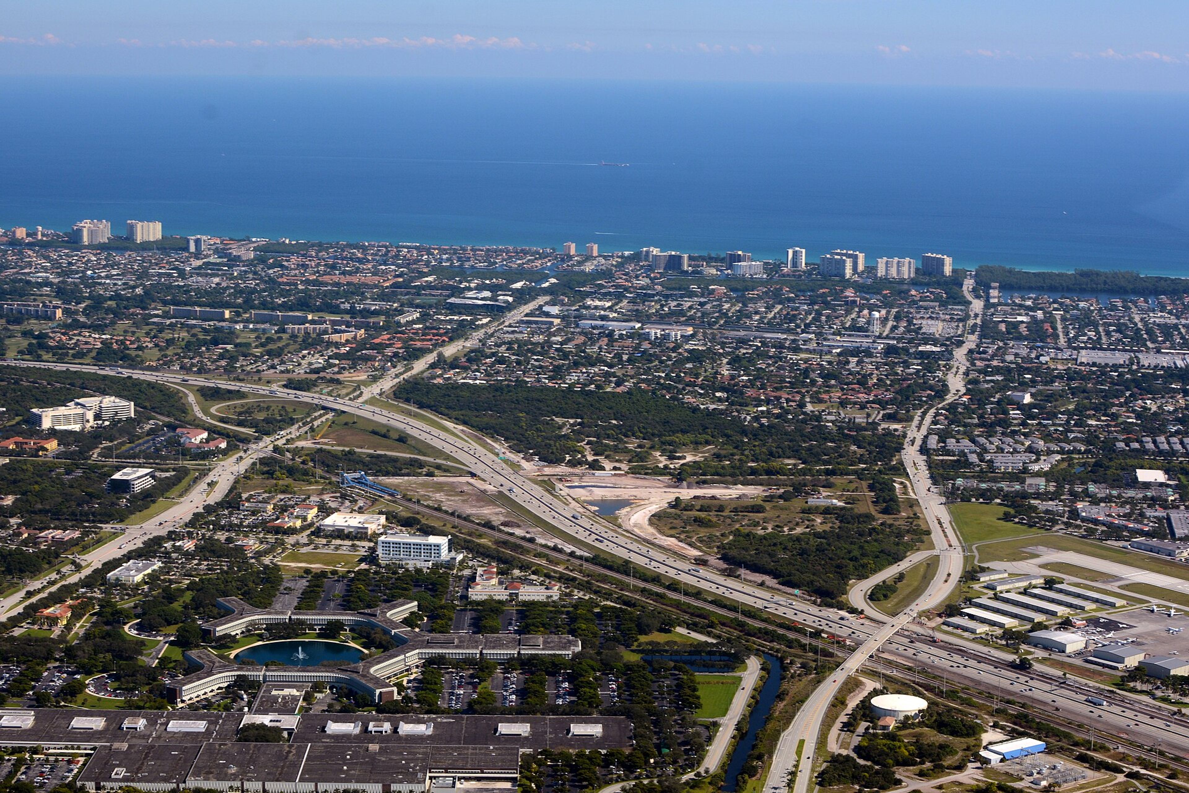 An aerial view of Boca Raton.