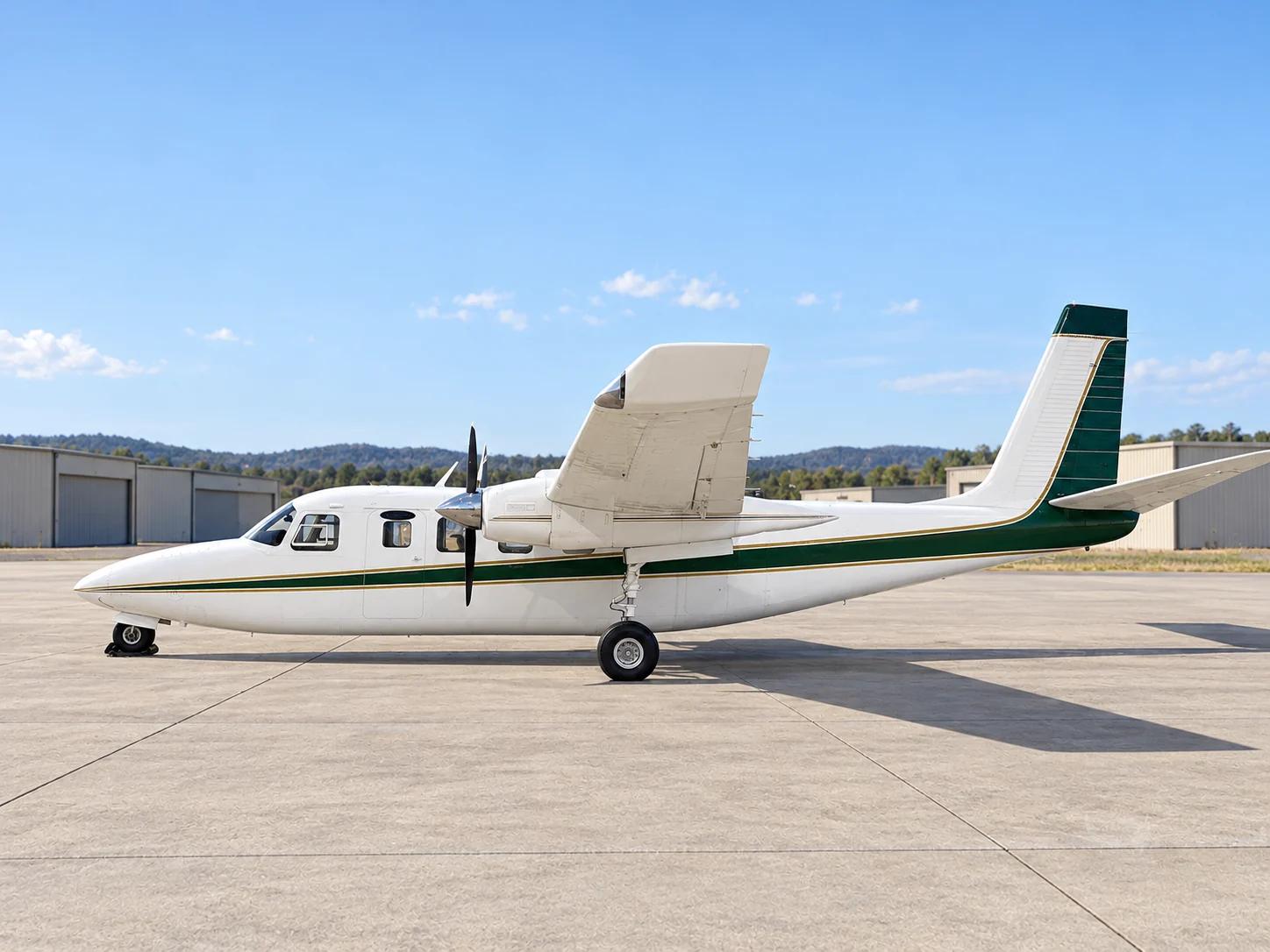 Commander 680-series aircraft illustration