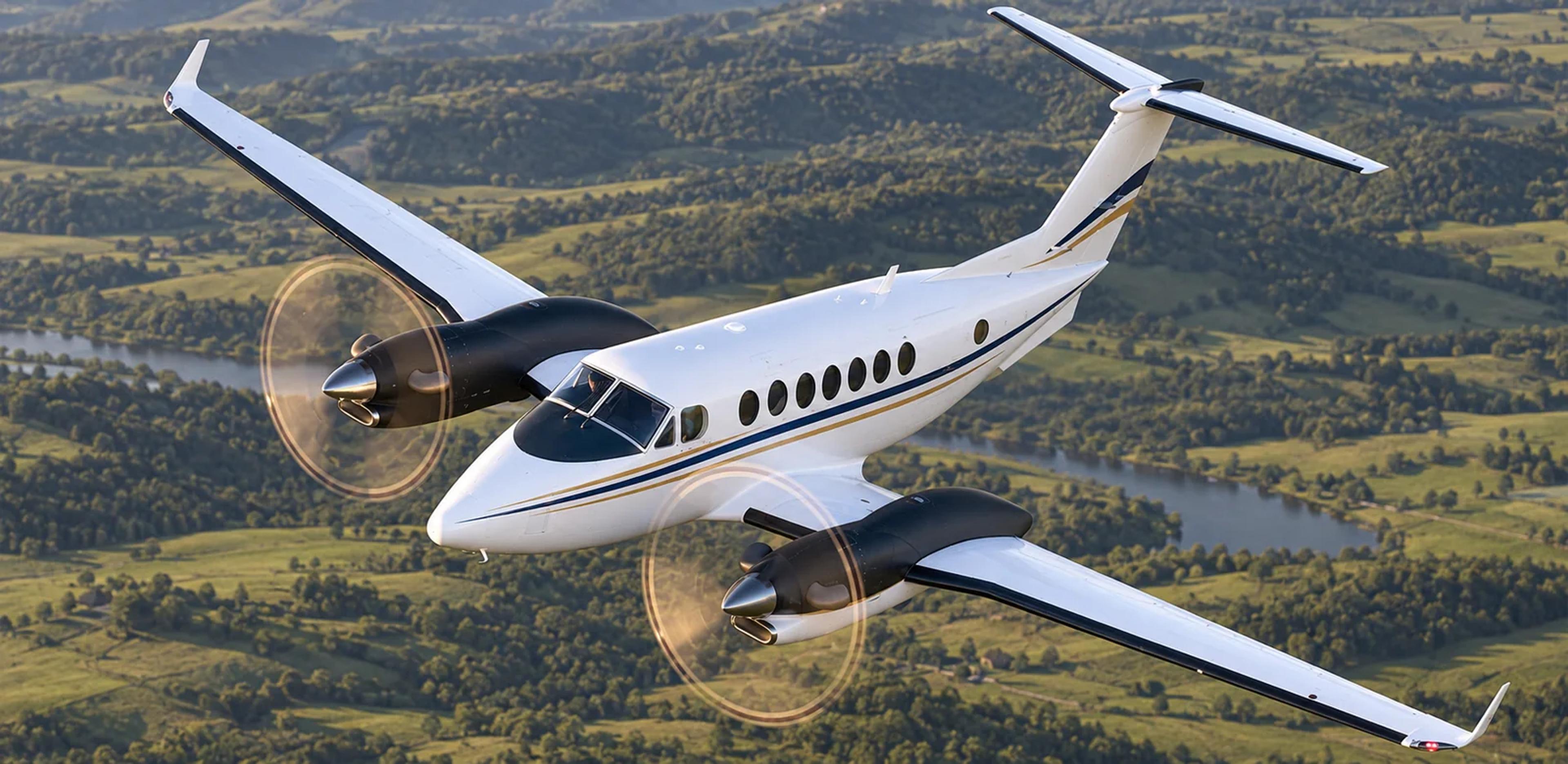 King Air 350ER editorial illustration