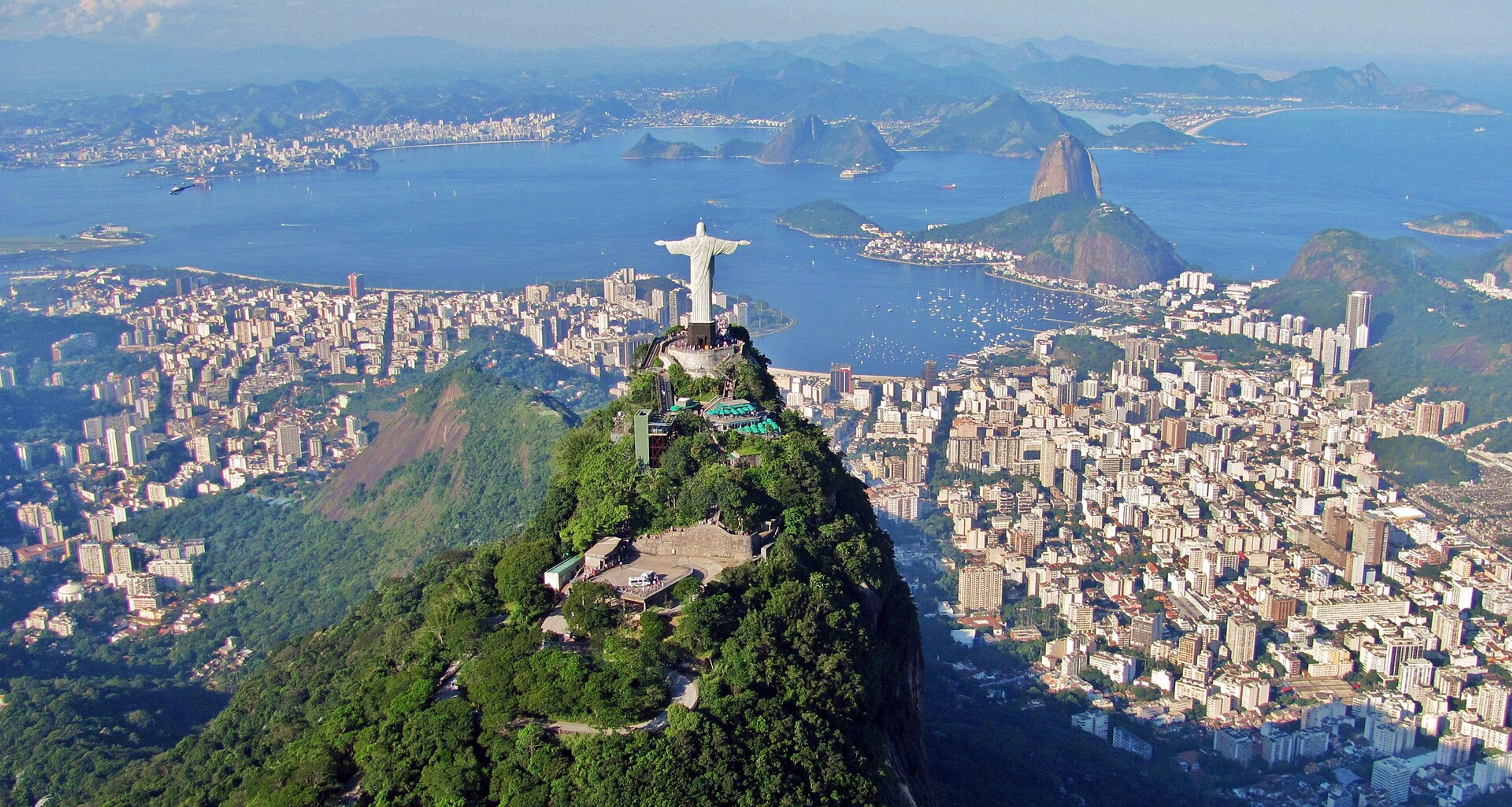 Rio de Janeiro's mountain and coastal setting.
