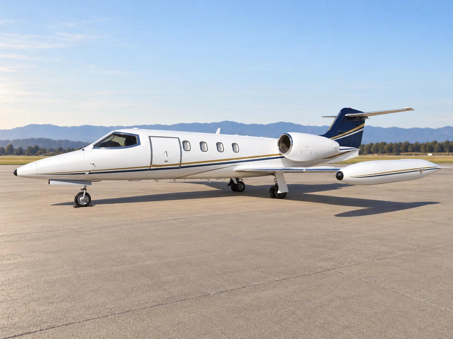 Learjet 35A aircraft