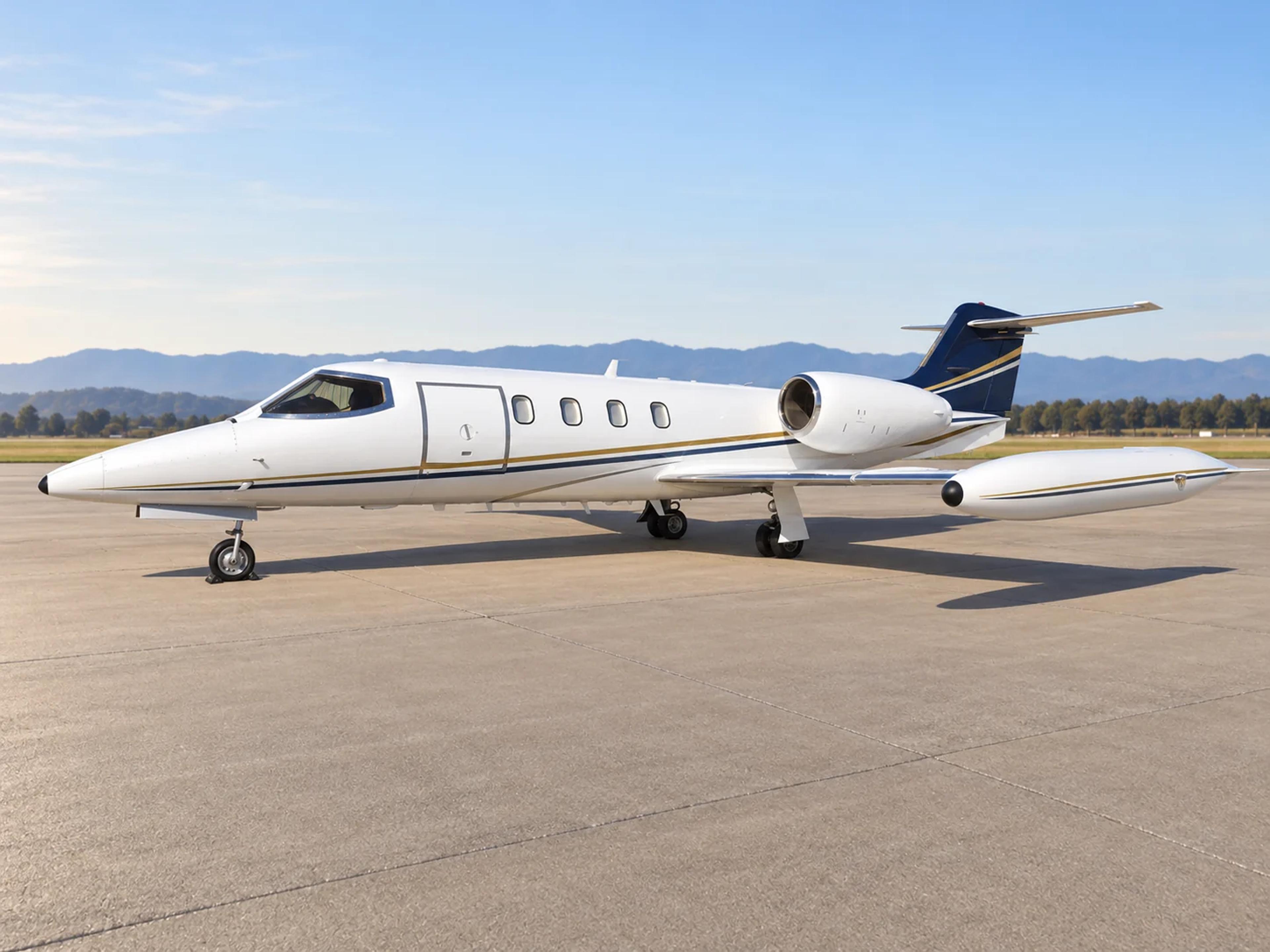 Learjet 35A aircraft
