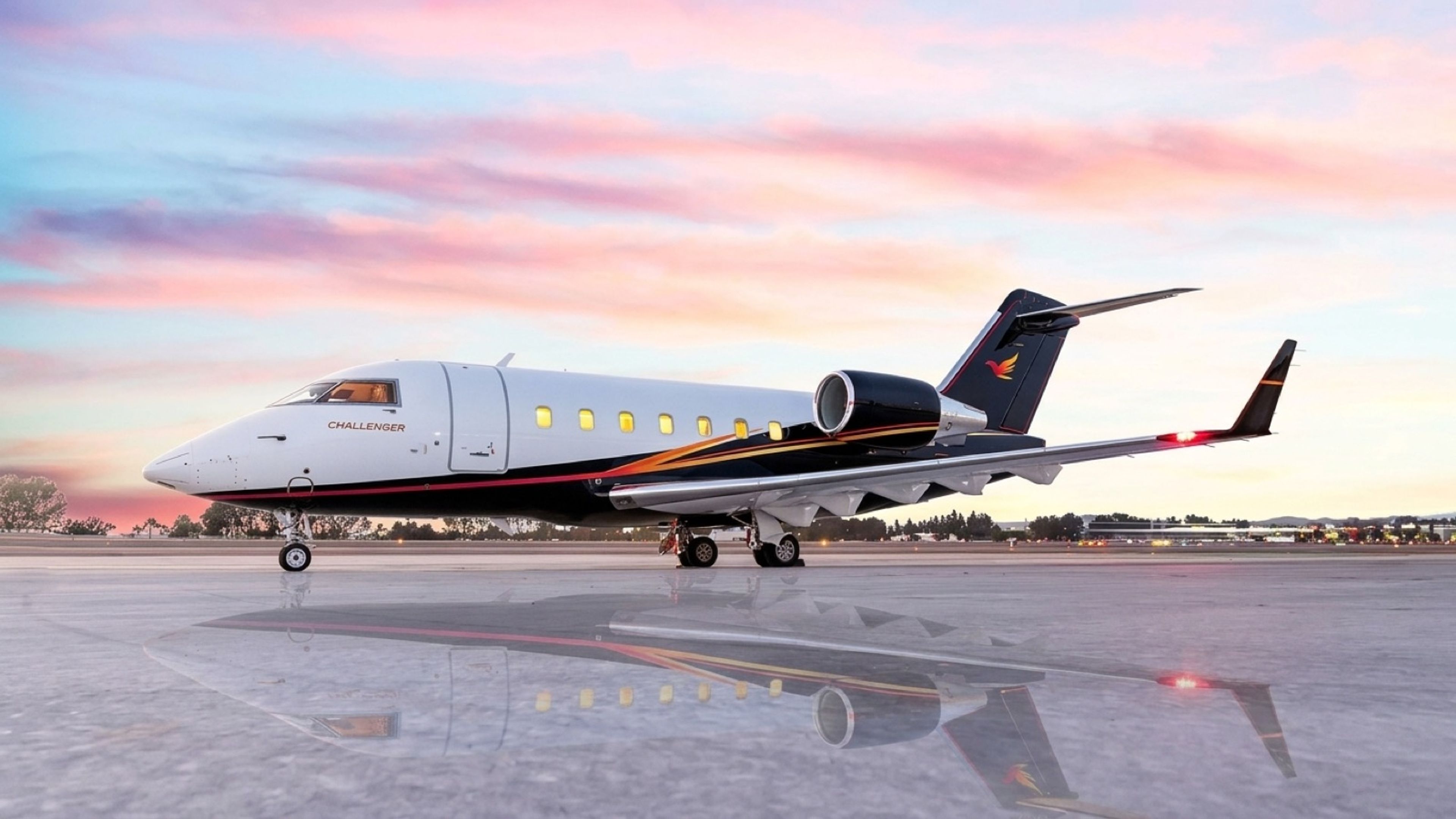 Challenger 604 aircraft