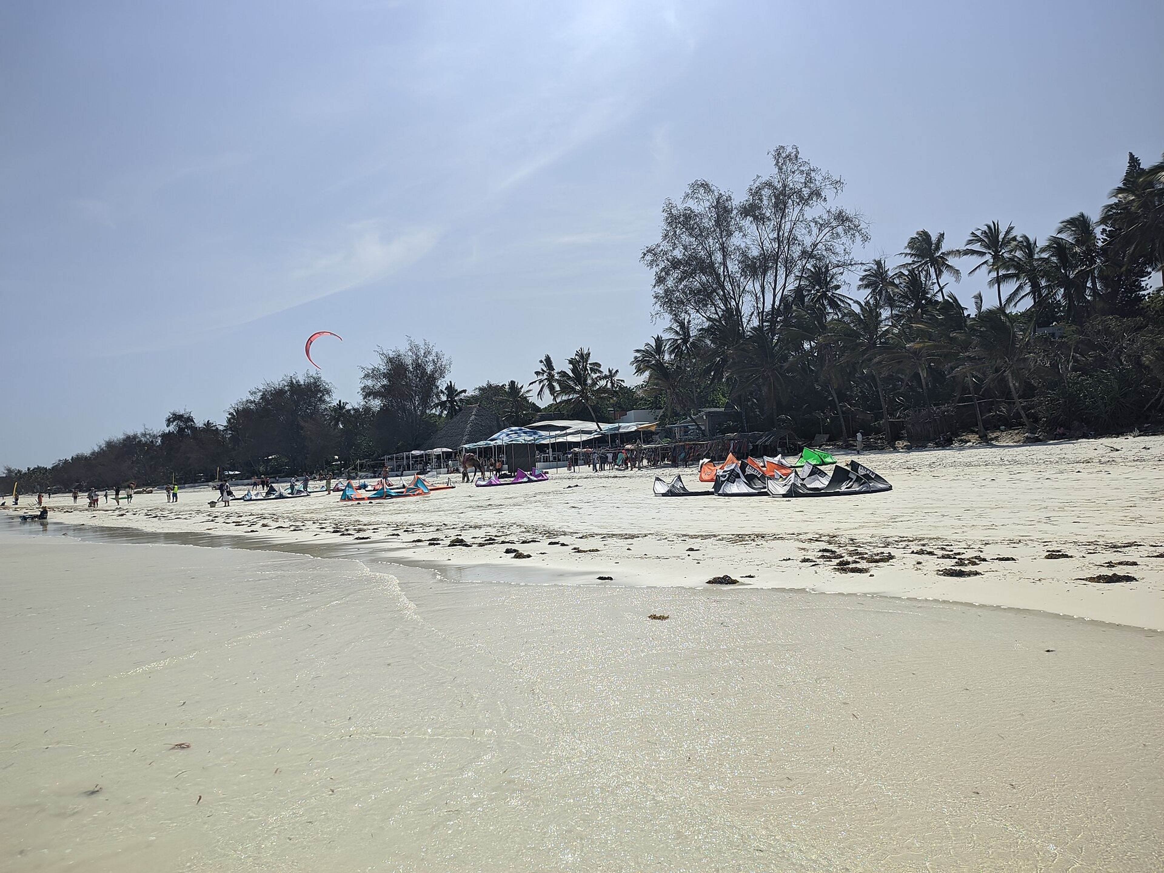 The beach at Diani on Kenya's south coast.