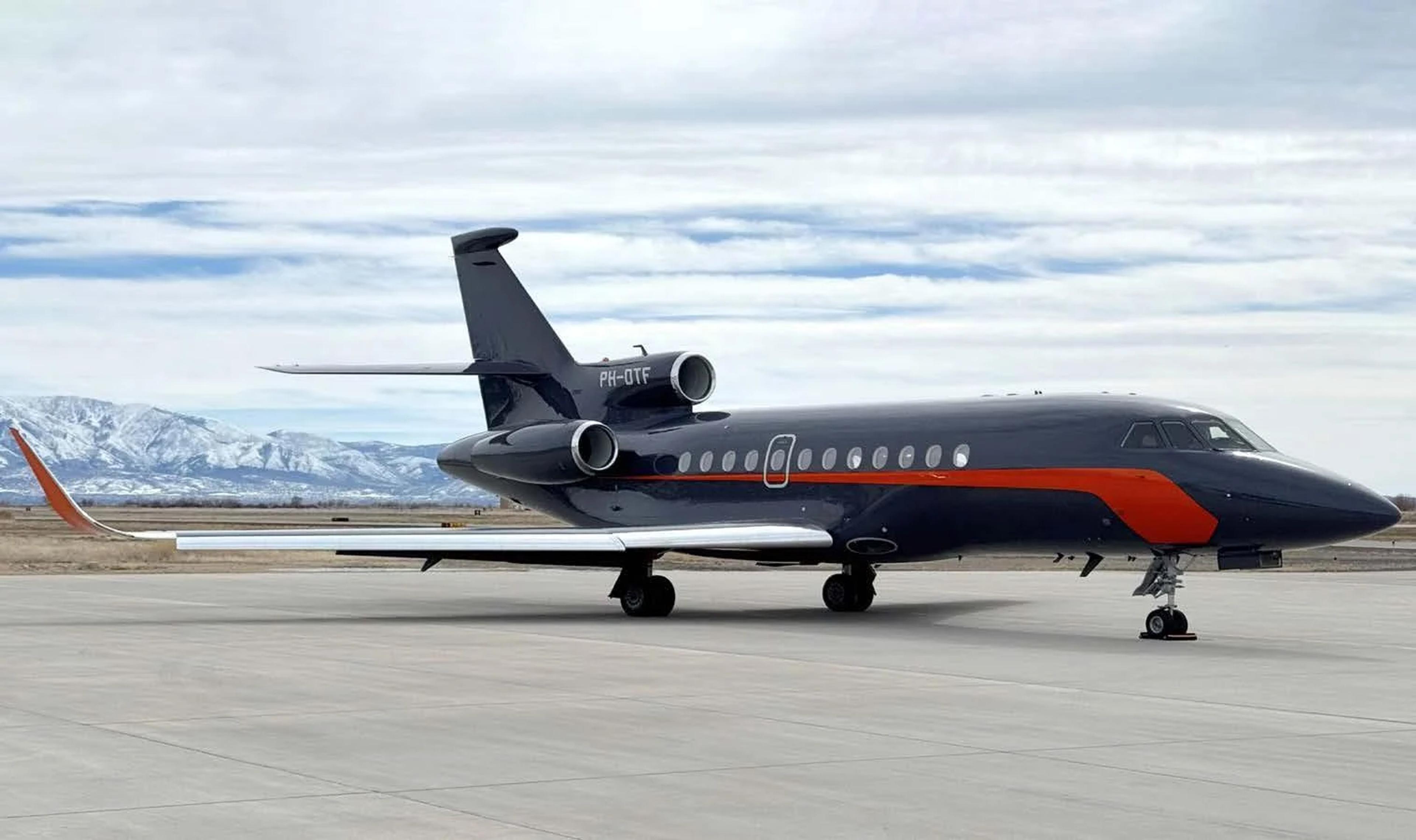 Falcon 900EX EASy, official Dassault Aviation image.