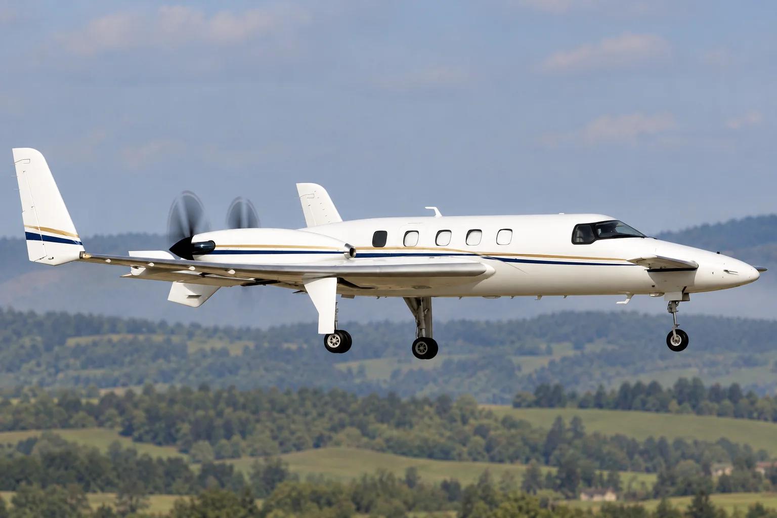 Beechcraft Starship / Model 2000 editorial illustration