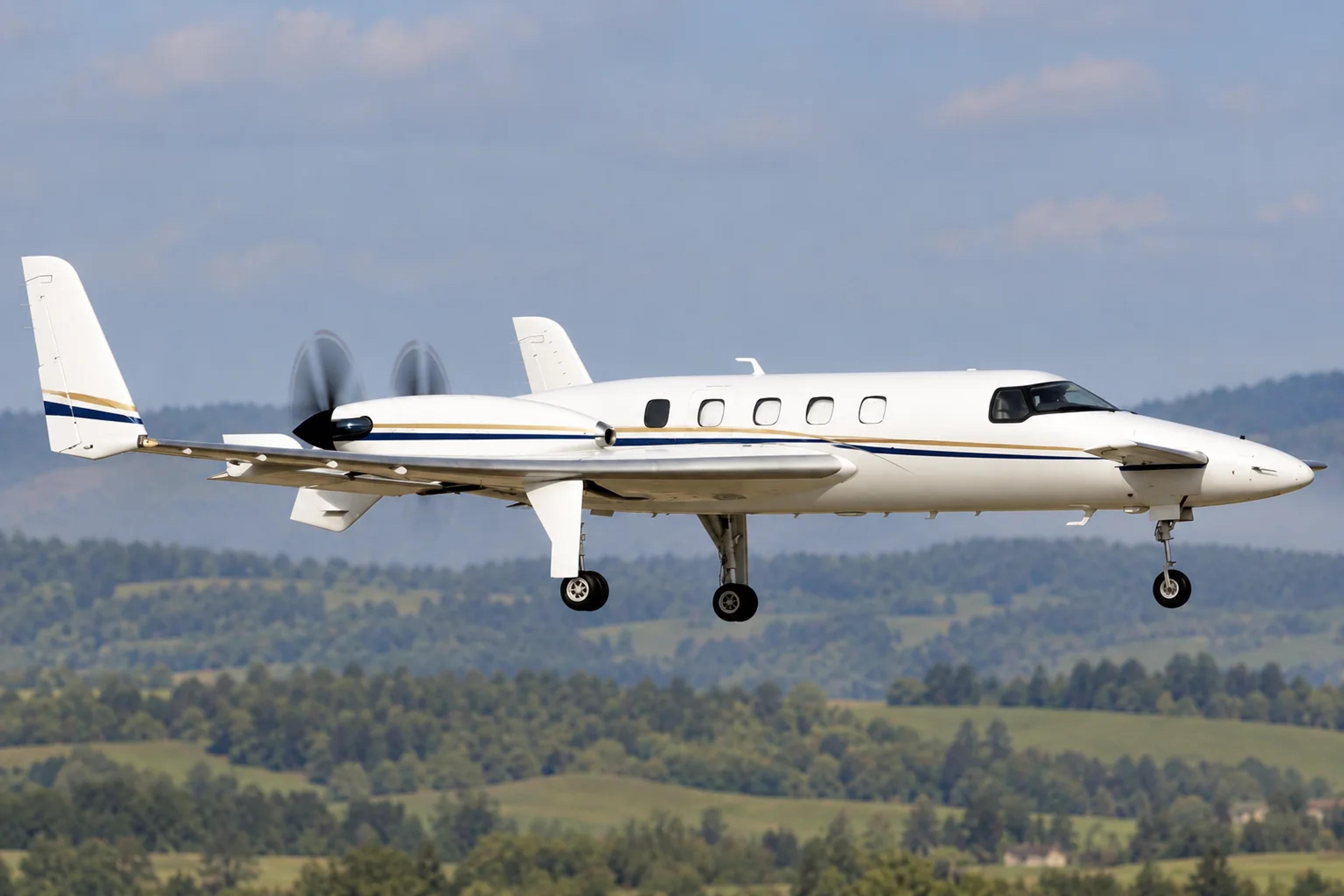 Beechcraft Starship / Model 2000 editorial illustration