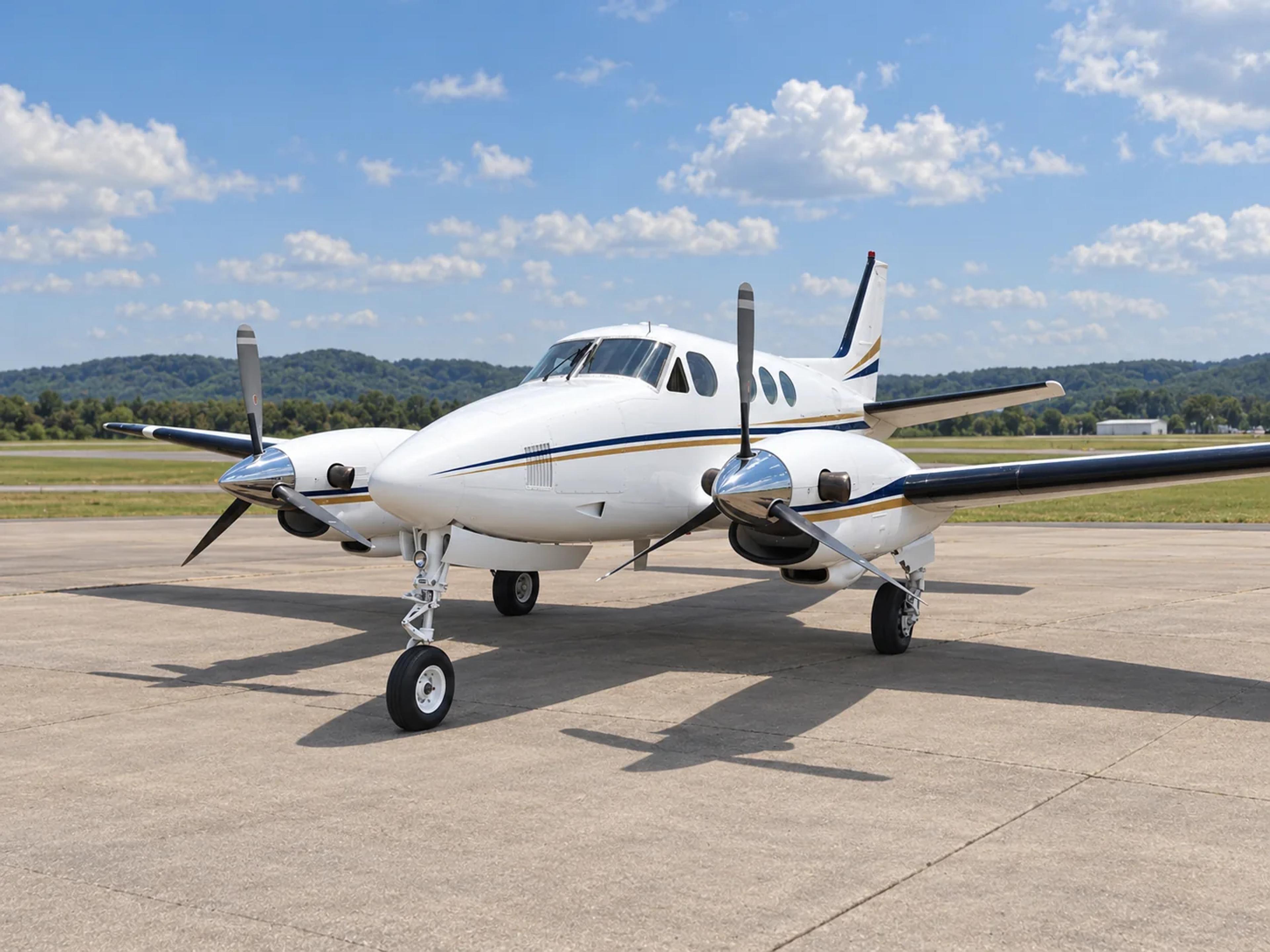 King Air 90-series lineage editorial illustration